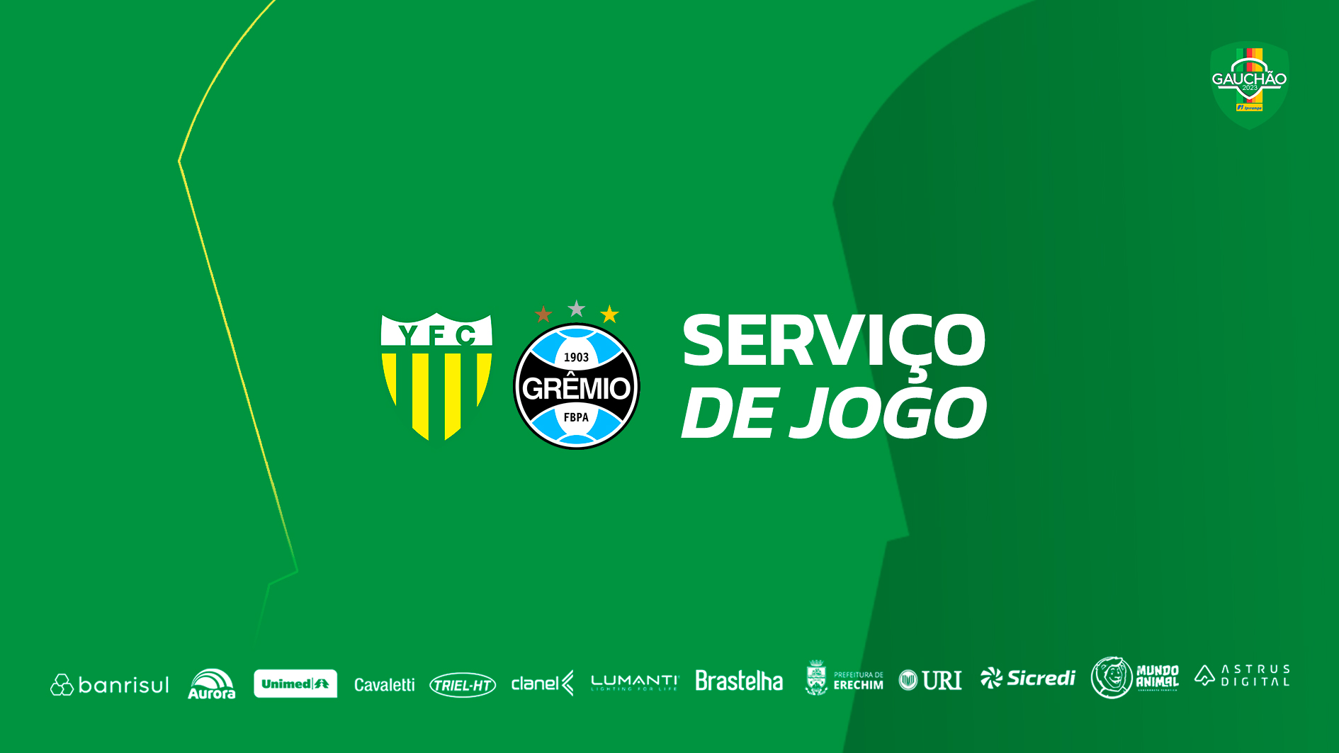 Ypiranga vs Grêmio: Serviço de jogo - Ypiranga Futebol Clube