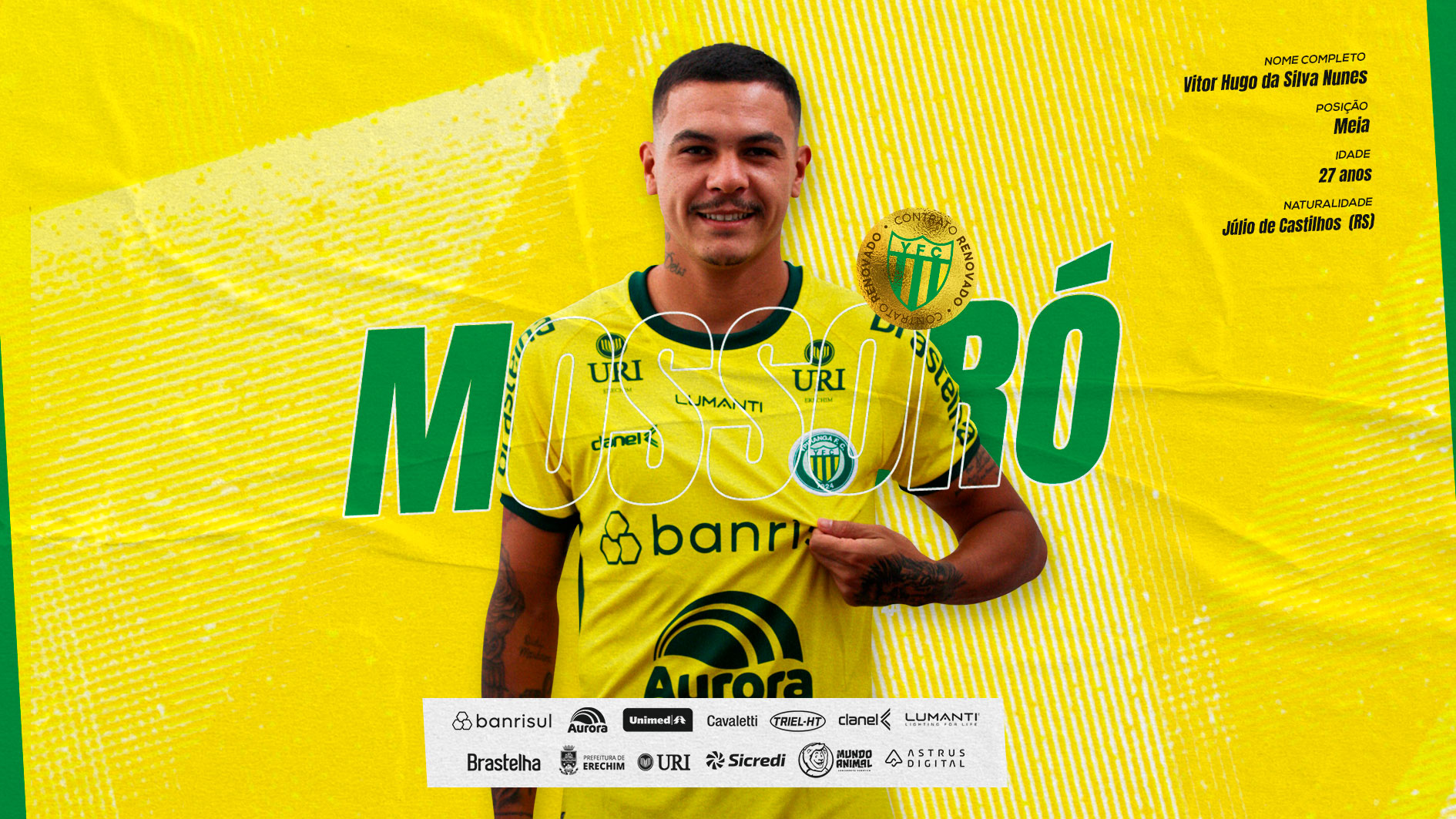 Mossoró segue no Colosso em 2024 - Ypiranga Futebol Clube